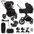 MUUVO SET Kočárek 4v1 Quick SE 2 Sunset black set + CYBEX Aton B2 i-Size