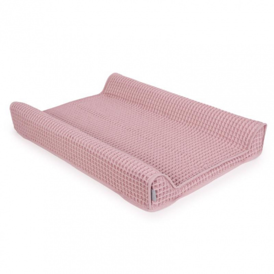 CEBA Potah na přebalovací podložku Waffle Line (50x70) Silver Pink Ceba CEBA Potah na přebalovací podložku Waffle Line (50x70) Silver Pink Ceba