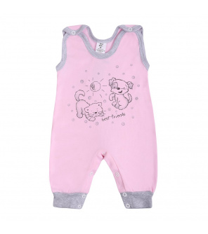 Kojenecké dupačky New Baby Kamarádi růžové Kojenecké dupačky New Baby Kamarádi růžové