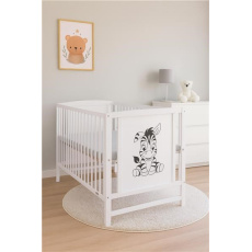 Dětská postýlka New Baby BEA Zebra bílá
