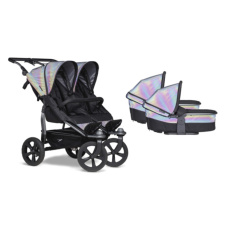TFK set 2 Duo stroller 2022 - air chamber wheel glow in the dark TFK set 2 Duo stroller 2022 - air chamber wheel glow in the dark