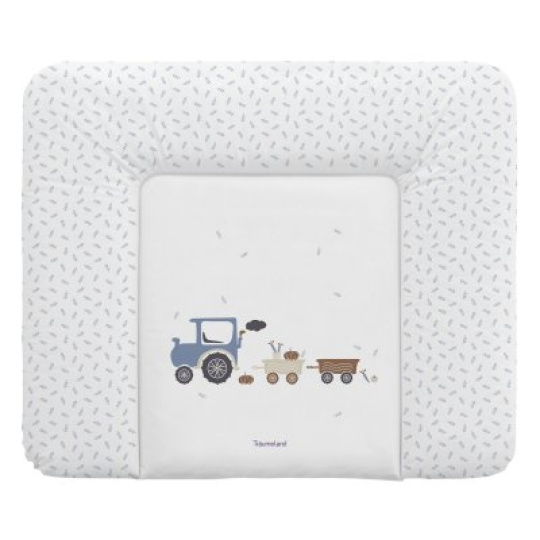 TRÄUMELAND přebalovací podložka Little Farm Blau 75 x 85 cm TRÄUMELAND přebalovací podložka Little Farm Blau 75 x 85 cm