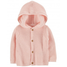 CARTER'S Svetr s kapucí Pink holka 6m CARTER'S Svetr s kapucí Pink holka 6m