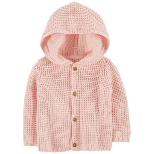 CARTER'S Svetr s kapucí Pink holka 6m