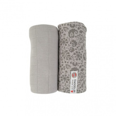 LODGER XL zavinovačky mušelínové Swaddler Flower Tribe 2balení 120 x 120 cm Mist LODGER XL zavinovačky mušelínové Swaddler Flower Tribe 2balení 120 x 120 cm Mist