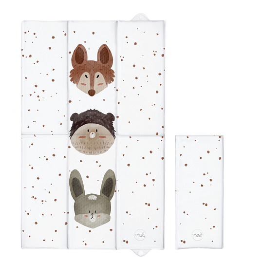 CEBA BABY Podložka přebalovací cestovní (80x50) Basic Cute Animals CEBA BABY Podložka přebalovací cestovní (80x50) Basic Cute Animals