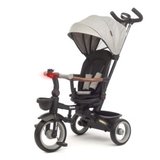 Luxusní dětská tříkolka s osvětlením Milly Mally Twinkle grey Luxusní dětská tříkolka s osvětlením Milly Mally Twinkle grey