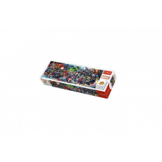 Puzzle panoramatické Marvelův svět/Join the Marvel Universe 1000 dílků 97x34cm v krabici 40x13,5x7cm Puzzle panoramatické Marvelův svět/Join the Marvel Universe 1000 dílků 97x34cm v krabici 40x13,5x7cm
