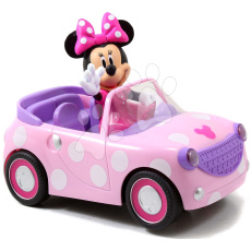 Jada Autíčko na dálkové ovládání RC Minnie Roadster  růžové délka 19 cm