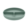 Talíř dělený s přísavkou Platinum Silicone Sage