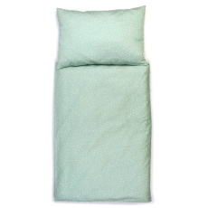 SOFTELLO Povlečení dětské mentolové, tečka 130x90 cm SOFTELLO Povlečení dětské mentolové, tečka 130x90 cm