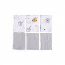 FUNNABABY Plenka 6 ks Circus Grey 30 x 30 cm FUNNABABY Plenka 6 ks Circus Grey 30 x 30 cm