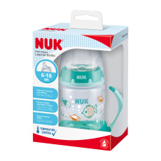 NUK FC Lahvička na učení s kontrolou teploty 150 ml zelená NUK FC Lahvička na učení s kontrolou teploty 150 ml zelená