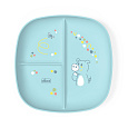 CHICCO Talíř dělený blue 12m+