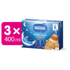 3x NESTLÉ Sušenkové mlíčko s kaší (2x 200 ml) 3x NESTLÉ Sušenkové mlíčko s kaší (2x 200 ml)