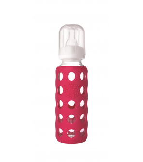 Lifefactory kojenecká láhev 250ml raspberry Lifefactory kojenecká láhev 250ml raspberry