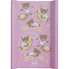 Scarlett Přebalovací podložka s pevnou vložkou Scarlett Galaxy 70 x 50 cm - růžová Scarlett Přebalovací podložka s pevnou vložkou Scarlett Galaxy 70 x 50 cm - růžová