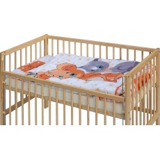 Scarlett Dětská postýlka s kompletní výbavou Scarlett 120 x 60 cm - Tery