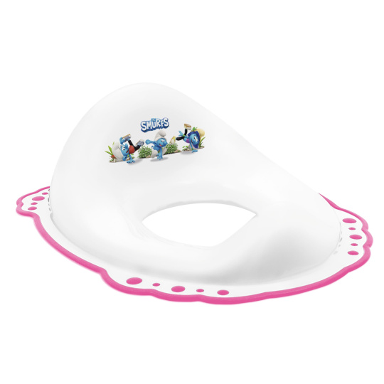 MALTEX Redukce na WC protiskluzová Šmoulové - Pink MALTEX Redukce na WC protiskluzová Šmoulové - Pink