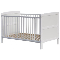 Scarlett Dětská postýlka Scarlett Kacper - 2v1 - bílá (borovice) - vyndavací příčky - 140 x 70 cm Scarlett Dětská postýlka Scarlett Kacper - 2v1 - bílá (borovice) - vyndavací příčky - 140 x 70 cm