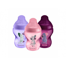 Kojenecká láhev C2N Jungle Purple 260ml 3ks 0m+ Kojenecká láhev C2N Jungle Purple 260ml 3ks 0m+