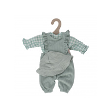 Oblečení na panenku Baby Green Check Oblečení na panenku Baby Green Check