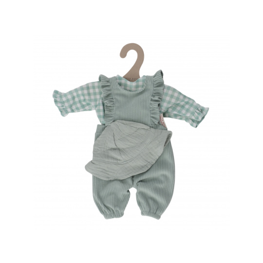 Oblečení na panenku Baby Green Check