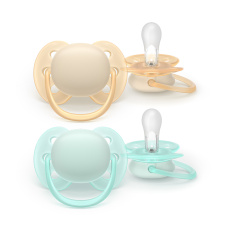 Philips AVENT Šidítko Ultrasoft Premium neutral 0-6m, 2 ks Philips AVENT Šidítko Ultrasoft Premium neutral 0-6m, 2 ks