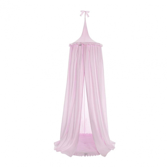 Závěsný stropní luxusní baldachýn-nebesa + podložka Belisima růžová