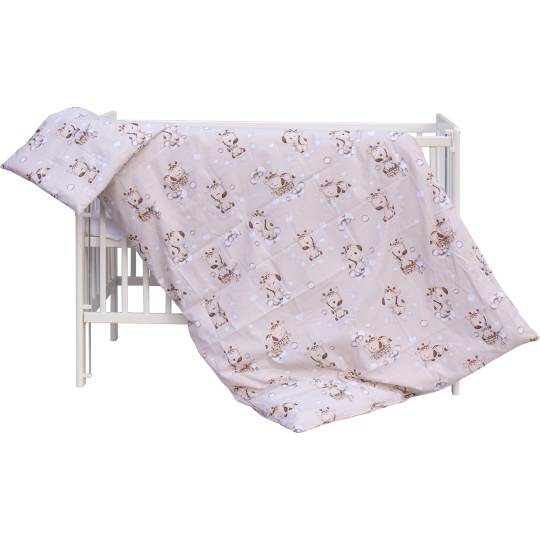 Scarlett Povlečení do postýlky 2dílné - Scarlett Fiki - 135 x 100 cm - béžové Scarlett Povlečení do postýlky 2dílné - Scarlett Fiki - 135 x 100 cm - béžové