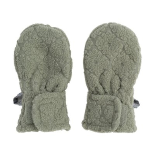 LODGER Mittens Folklore Fleece Elm 0 - 12 měsíců