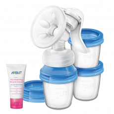 Philips AVENT Odsávačka mateřského mléka Natural s VIA systémem + Krém na bradavky 30 ml Philips AVENT Odsávačka mateřského mléka Natural s VIA systémem + Krém na bradavky 30 ml