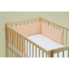 Scarlett Mantinel do dětské postýlky - Scarlett froté - 180 x 20 cm - meruňková Scarlett Mantinel do dětské postýlky - Scarlett froté - 180 x 20 cm - meruňková