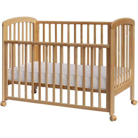 Scarlett Dětská postýlka Scarlett Dona - přírodní - stahovací bočnice - 120 x 60 cm