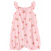 CARTER'S Overal letní Pink Peach holka 3m