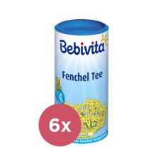 6x BEBIVITA Fenyklový čaj - instatní 200 g 6x BEBIVITA Fenyklový čaj - instatní 200 g