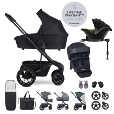 EASYWALKER Set XXL Harvey5 Air Midnight Black + KIDDY Evoluna i-size 2 + základna Lizard Green EASYWALKER Set XXL Harvey5 Air Midnight Black + KIDDY Evoluna i-size 2 + základna Lizard Green