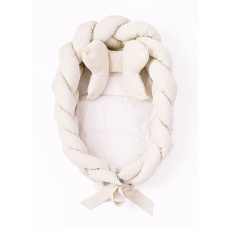 Pletené hnízdečko pro miminko Velvet Belisima beige Pletené hnízdečko pro miminko Velvet Belisima beige