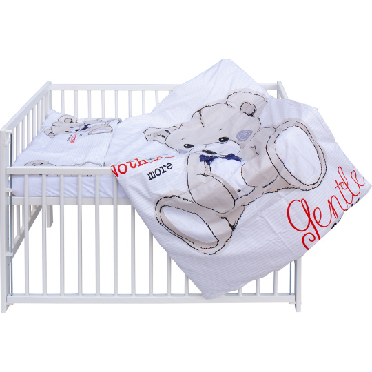 Scarlett Dětská postýlka s kompletní výbavou Scarlett 120 x 60 cm - Tiko - béžová Scarlett Dětská postýlka s kompletní výbavou Scarlett 120 x 60 cm - Tiko - béžová