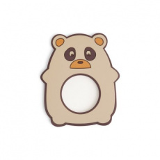 NUUROO Molly Silikonové kousátko Panda Cobblestone NUUROO Molly Silikonové kousátko Panda Cobblestone