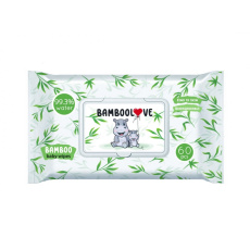 Vlhčené ubrousky bambus 60 ks Vlhčené ubrousky bambus 60 ks