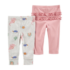 CARTER'S Tepláky Pink&Grey holka LBB 2ks 24m