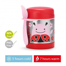 SKIP HOP Zoo Termoska na jídlo se lžičko/vidličkou Beruška 325 ml, 3+ SKIP HOP Zoo Termoska na jídlo se lžičko/vidličkou Beruška 325 ml, 3+