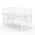 Dětská postýlka New Baby BASIC bílá