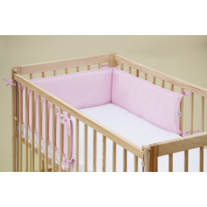 Scarlett Mantinel do dětské postýlky - Scarlett froté - 180 x 20 cm - růžová Scarlett Mantinel do dětské postýlky - Scarlett froté - 180 x 20 cm - růžová