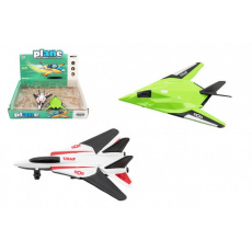 Letadlo/stíhačka kov/plast 11-13cm na zpětné natažení mix druhů 8ks v boxu Letadlo/stíhačka kov/plast 11-13cm na zpětné natažení mix druhů 8ks v boxu