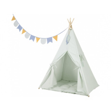Tiamo Little Dutch Dětský stan mint – Teepee Tiamo Little Dutch Dětský stan mint – Teepee