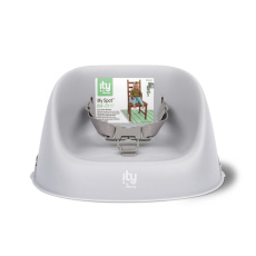 INGENUITY Jídelní židlička na židli Easy Clean Booster Gray do 15kg