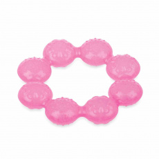 NUBY Kousátko chladící IcyBite 3m + růžová NUBY Kousátko chladící IcyBite 3m + růžová