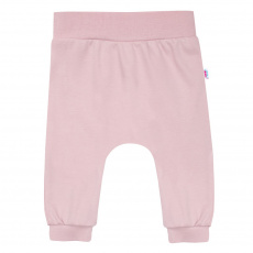 Kojenecké bavlněné tepláčky New Baby BrumBrum old pink Kojenecké bavlněné tepláčky New Baby BrumBrum old pink